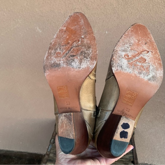 Free People Frontier Western Leather Ankle Bootie - Picture 8 of 13